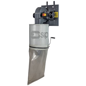 SIP 1HP Wall-Mount Single Cartridge Dust Collector