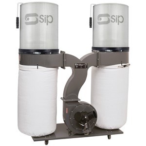 SIP 3HP Double Bag Dust Collector Package