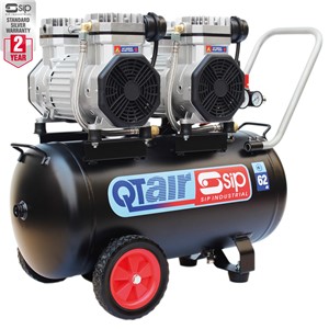SIP QT DD 3hp 50ltr Ultra Low Noise Compressor