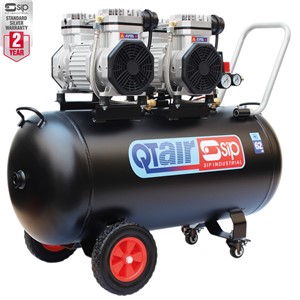SIP QT DD 3hp 100ltr Ultra Low Noise Compressor