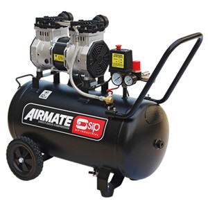 SIP DD 2hp 50ltr Low Noise Oil-Free Compressor